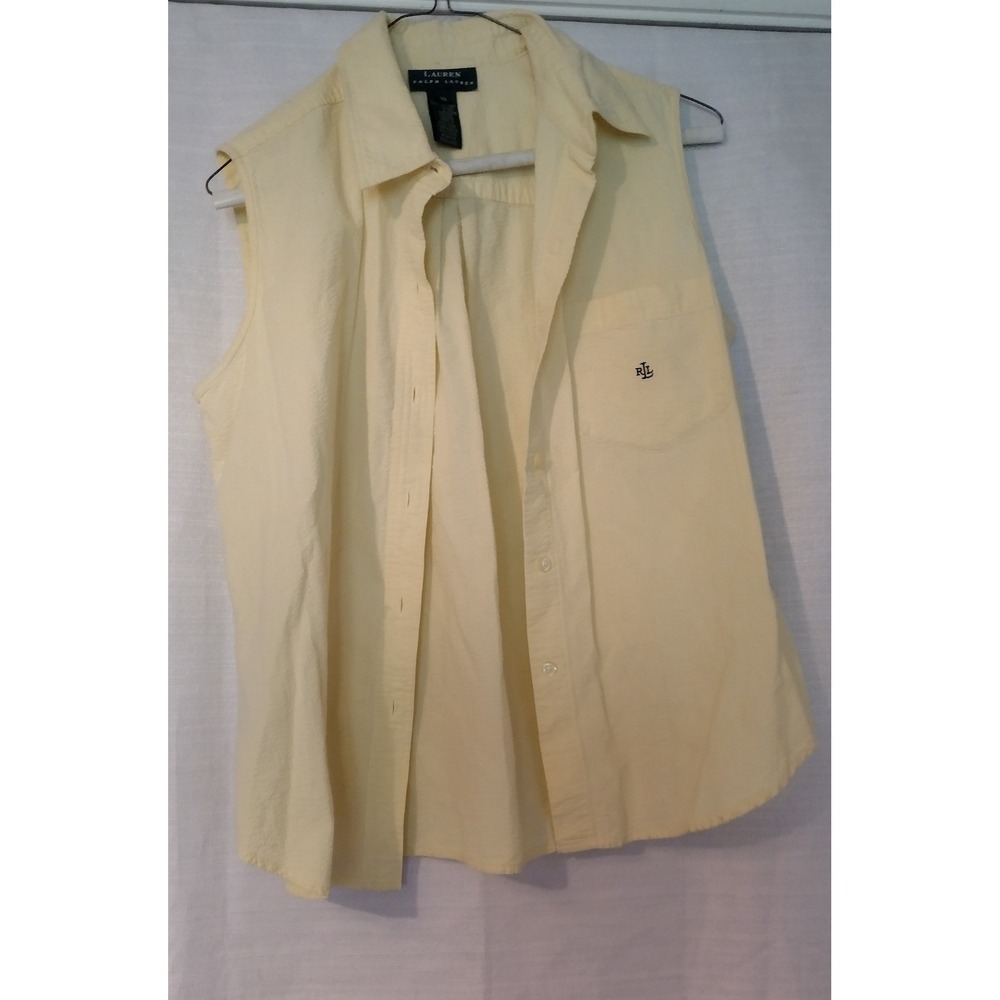 Lauren Ralph Lauren LRL Women's Sleeveless Blouse Shirt Size 10